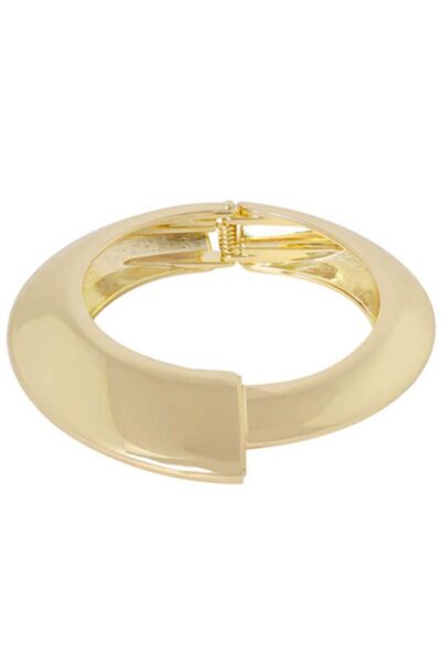 Platte organische scharnierarmband Ellen Beekmans