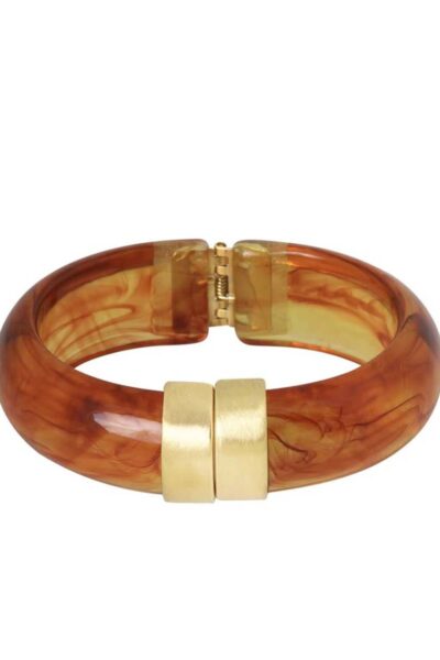 Bumper bangle cognac Ellen Beekmans