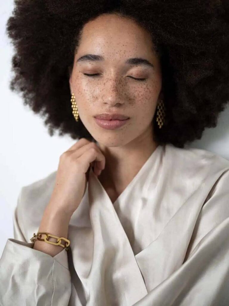 Platte schakel armband XL Ellen Beekmans