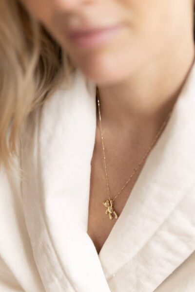 Ketting met teddybeer hanger Ellen Beekmans