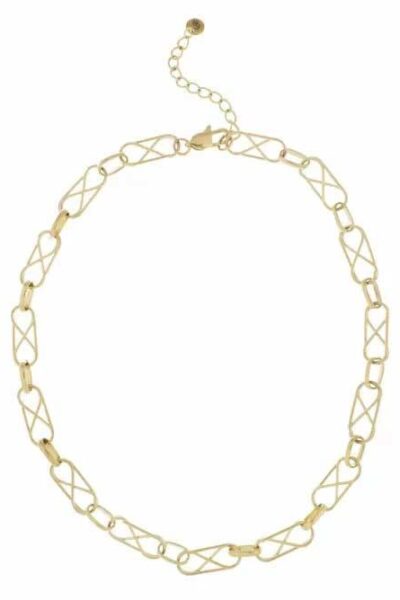 Ketting met paperclips patroon Ellen Beekmans