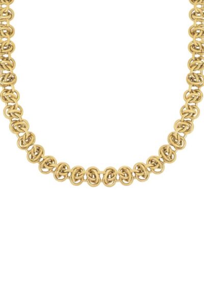 Gouden ketting cirkel schakels Ellen Beekmans