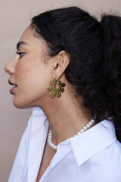 Korte ketting met grote parels Ellen Beekmans