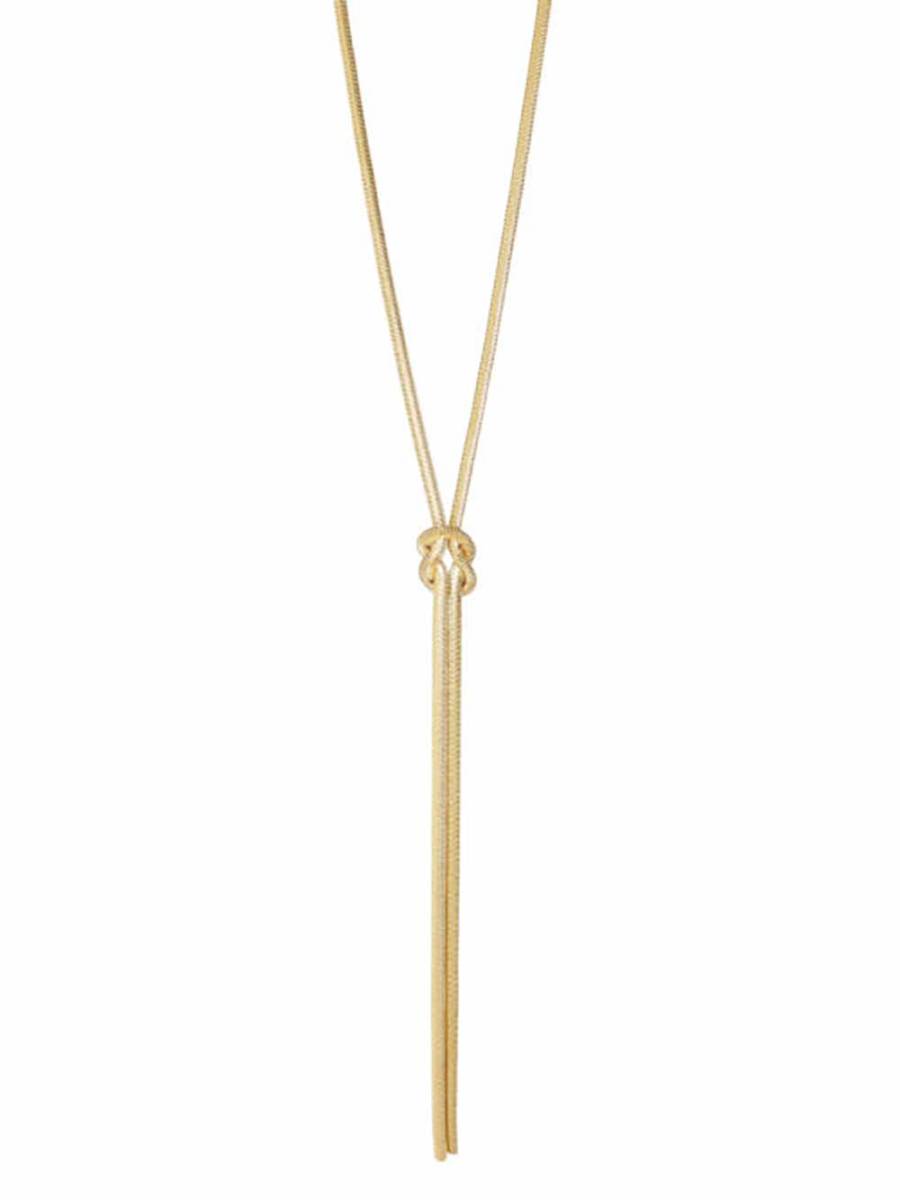 Lange gemstone ketting warm geel Ellen Beekmans - Afbeelding 3