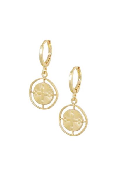 Oorbellen muntje opdruk Ellen Beekmans