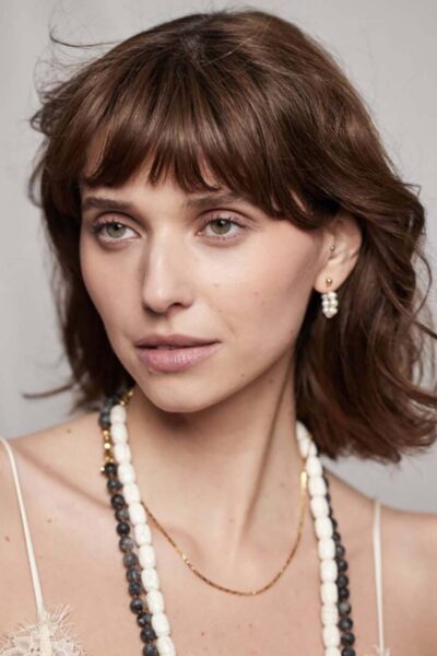 Oorstekers met leer patroon Ellen Beekmans