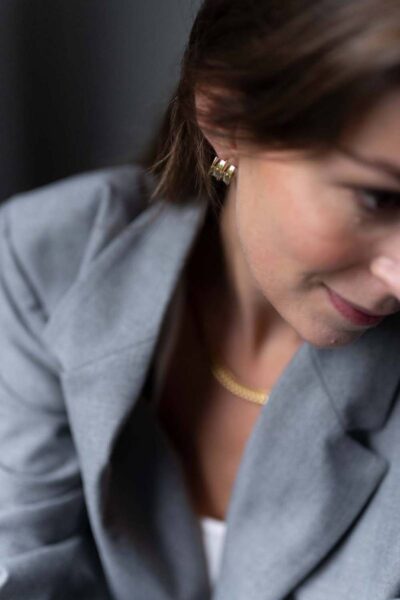 Dubbele creolen Ellen Beekmans