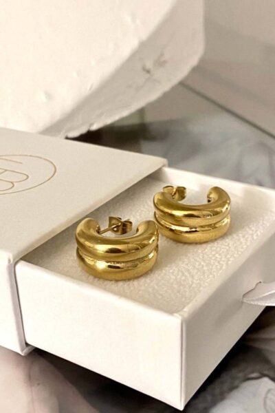 Dubbele creolen Ellen Beekmans