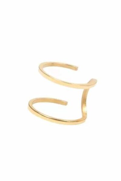 Dubbele gouden ring Ellen Beekmans