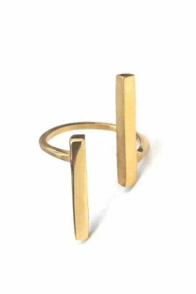 Double brick ring Ellen Beekmans