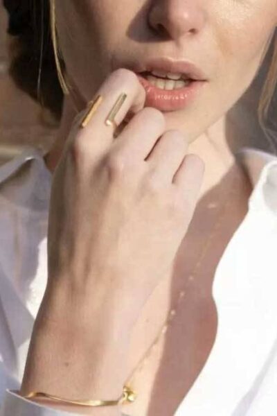Double brick ring Ellen Beekmans