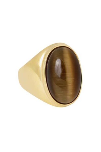 Ring met grote ovale gemstone 18 Ellen Beekmans