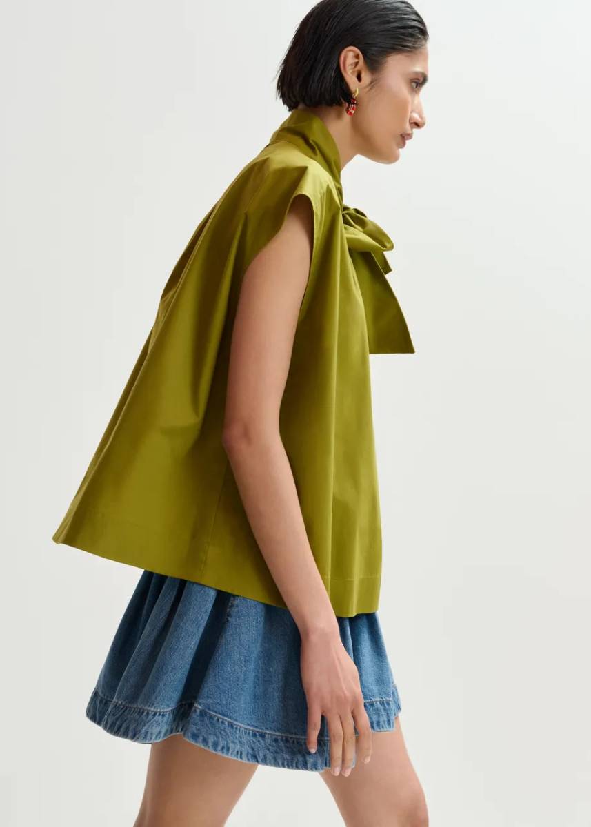 Jalaysia sleeveless top avocado Essentiel - Afbeelding 2