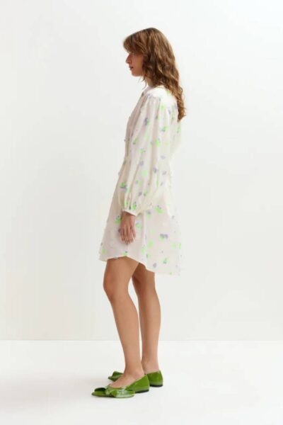 Jalen embroidered midi dress C1 of white Essentiel