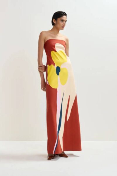 Jannick printed jersey dress C1 plum Essentiel
