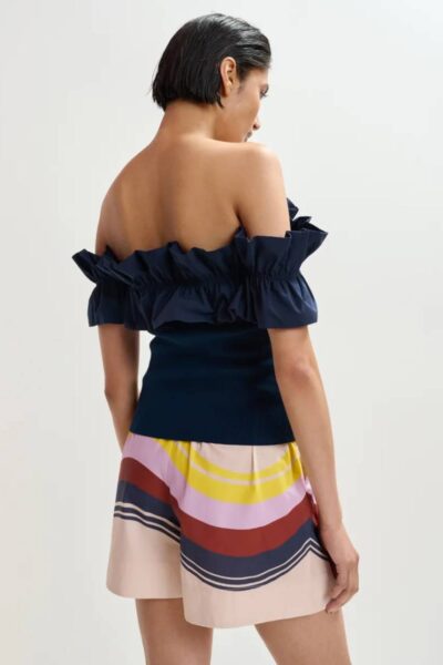 Jaqua knitted top patriot blue Essentiel