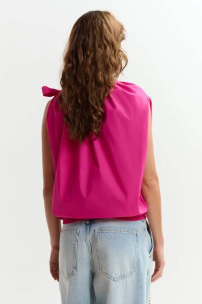 Jaylah smocked top mauve love Essentiel