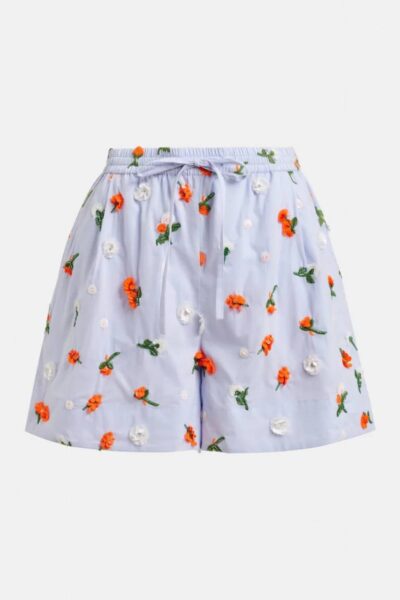 Jelena mini shorts C3 nile blue Essentiel Antwerp