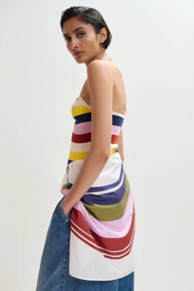 Jellie sleeveless knit top C1 off white Essentiel