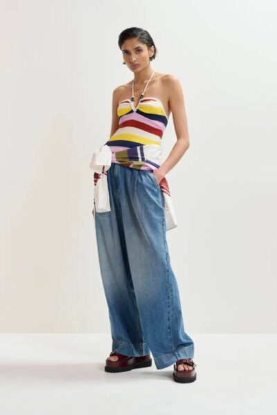 Jellie sleeveless knit top C1 off white Essentiel