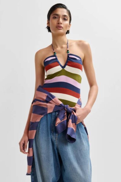 Jellie sleeveless knit top C2 patriot Essentiel