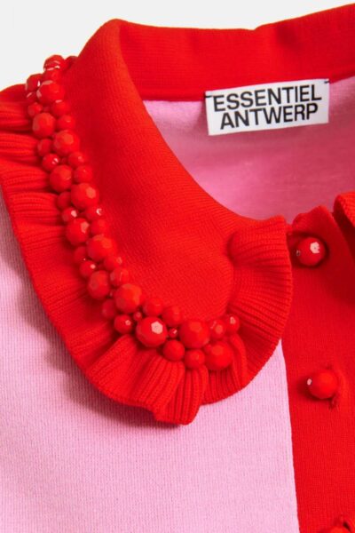 Jewelry embroidered knit polo candy Essentiel