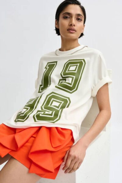 Jisos printed fit tee C1 Essentiel Antwerp