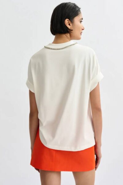 Jisos printed fit tee C1 Essentiel Antwerp
