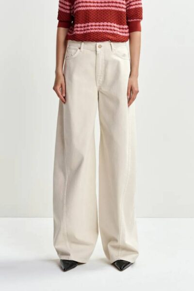Joep barrel leg colour jeans vanilla Essentiel