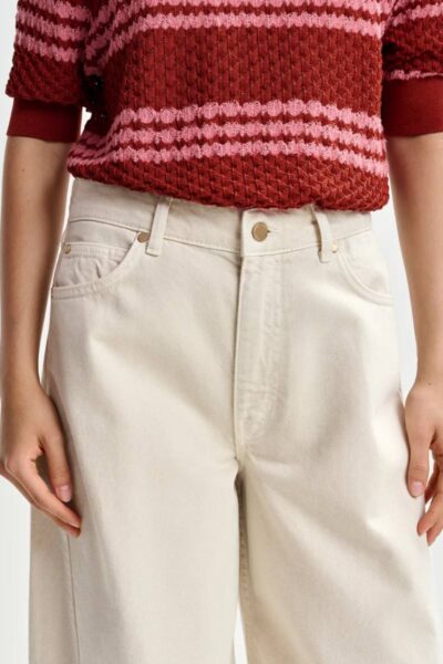 Joep barrel leg colour jeans vanilla Essentiel