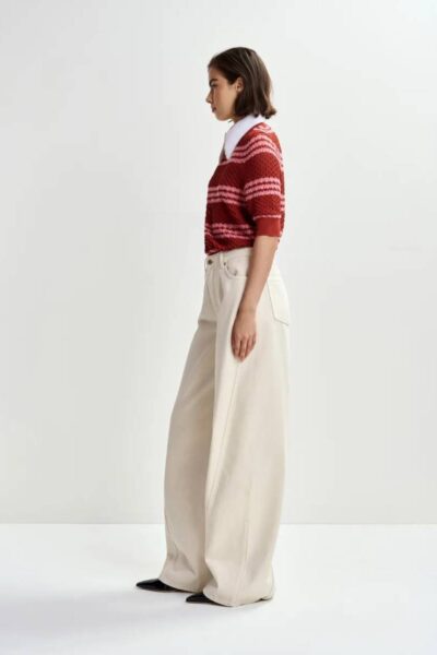 Joep barrel leg colour jeans vanilla Essentiel