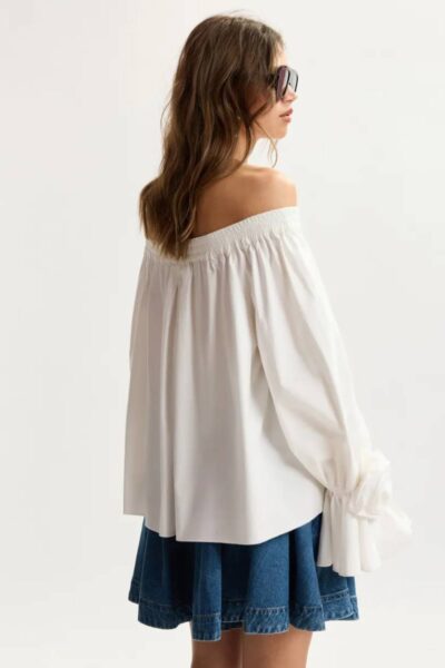 Jofie off shoulder top off white Essentiel