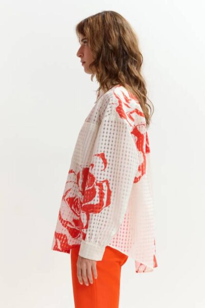 Jorange oversized shirt C2 off white Essentiel