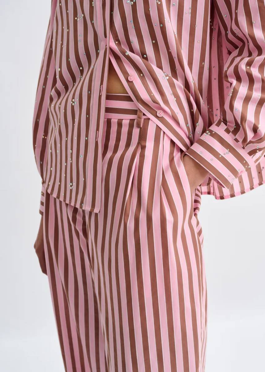 Jorner barrel leg pants C1 young rose Essentiel - Afbeelding 5