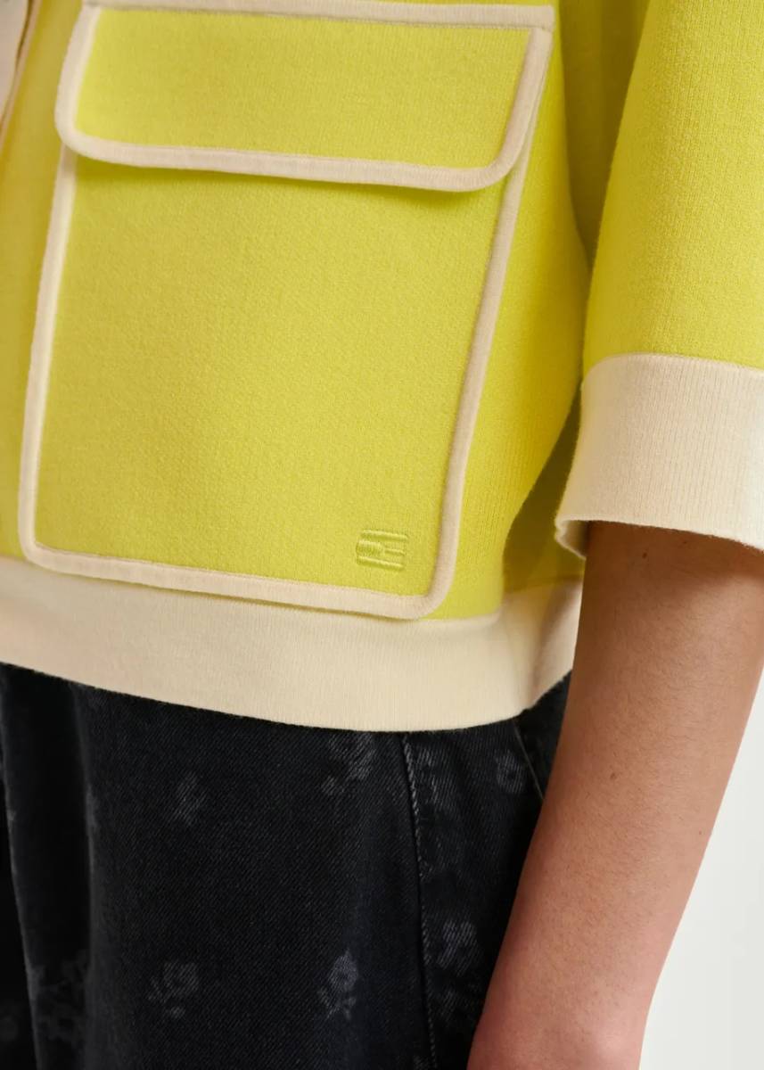 Jugly knit cardigan lemon squeeze Essentiel - Afbeelding 5