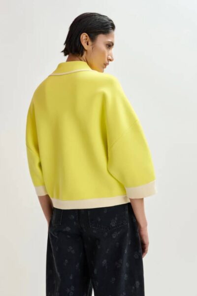 Jugly knit cardigan lemon squeeze Essentiel