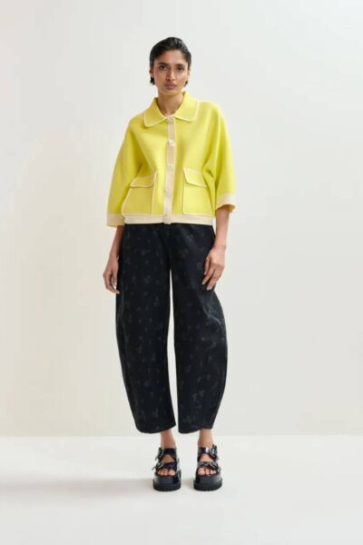 Jugly knit cardigan lemon squeeze Essentiel