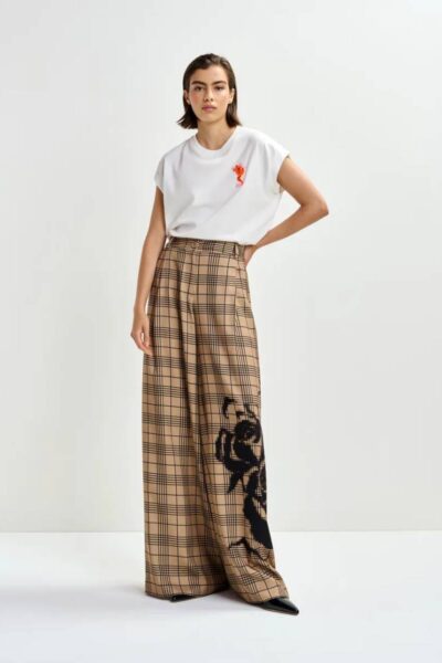 Jungala embroidered t-shirt off white Essentiel