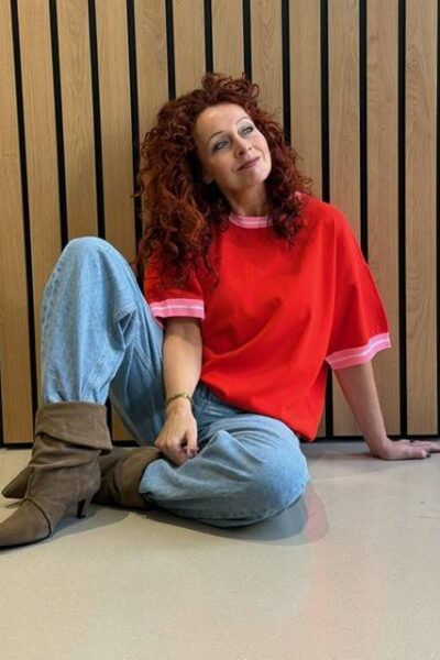 Jismart oversized pullover C5 orange Essentiel