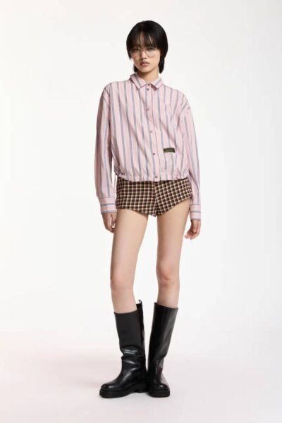 Kabu cropped shirt C4 pinky promise Essentiel