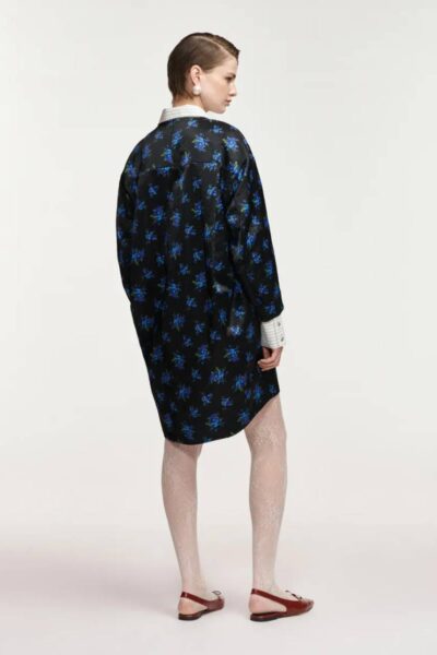 Kambridge oversized minidress C1 black Essentiel