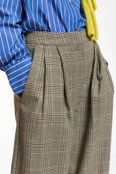 Karol barrel leg pants C1 brown sugar Essentiel