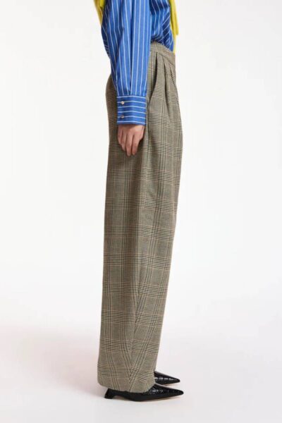 Karol barrel leg pants C1 brown sugar Essentiel