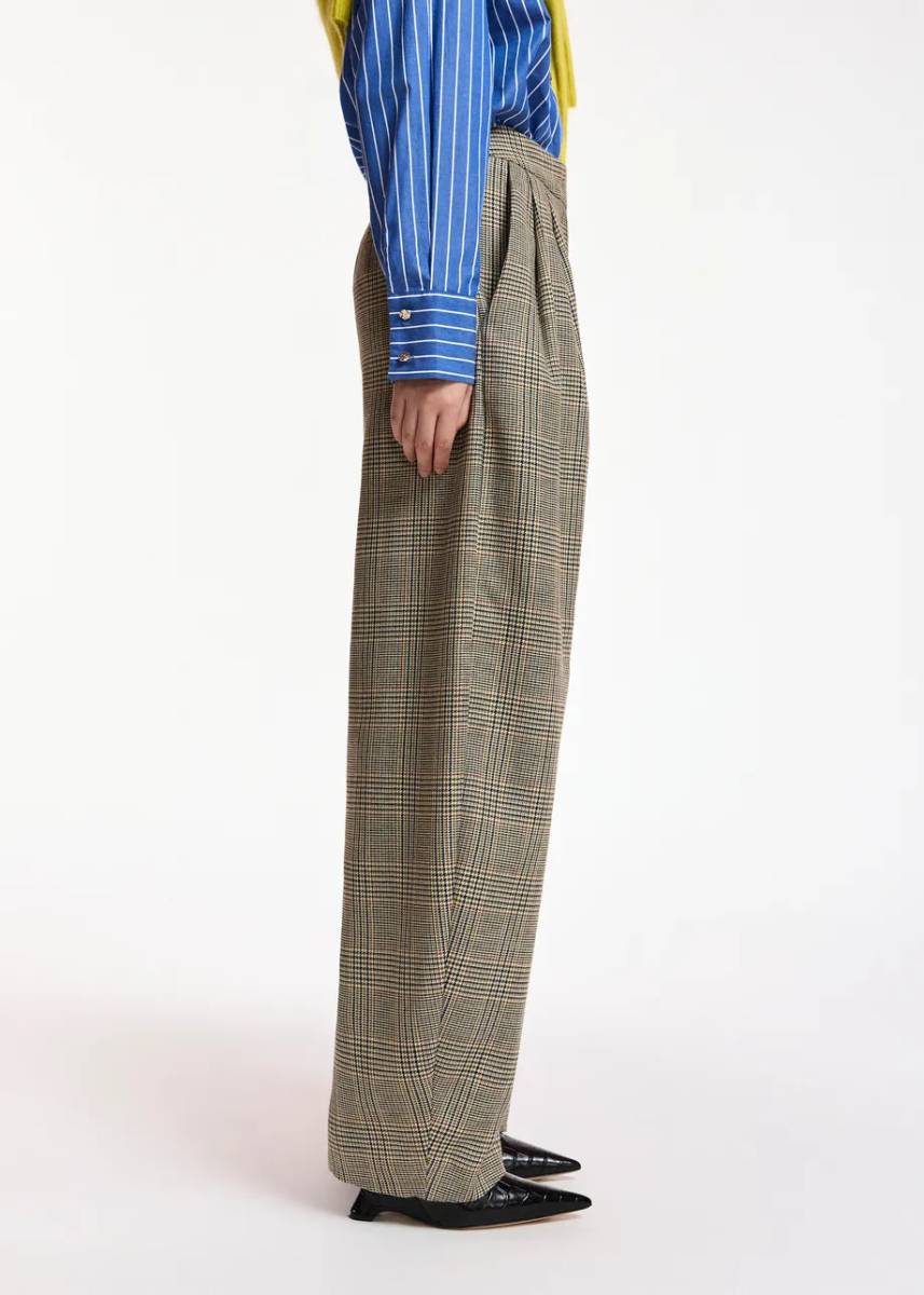 Karol barrel leg pants C1 brown sugar Essentiel - Afbeelding 3