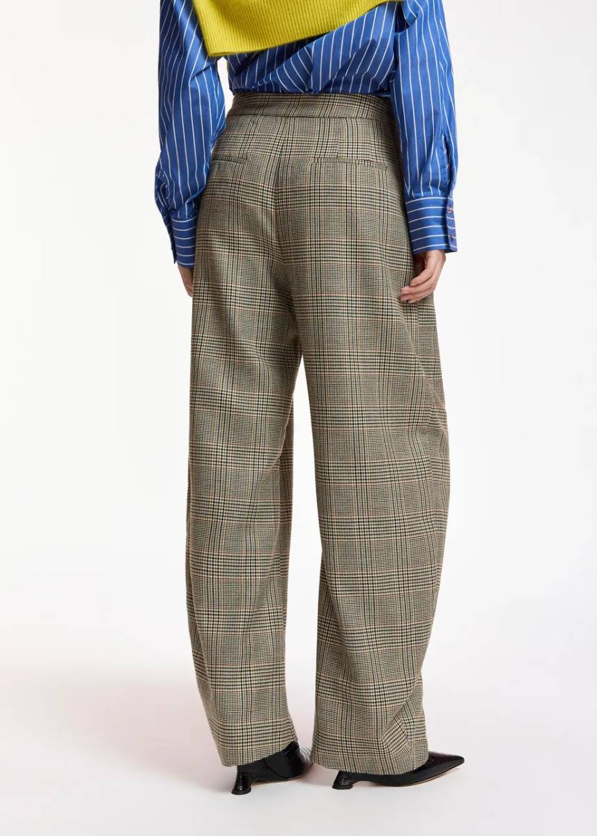 Karol barrel leg pants C1 brown sugar Essentiel - Afbeelding 5