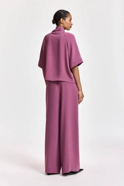 Kelsea wide leg pants spilled merlot Essentiel