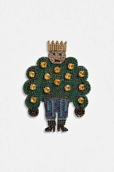 Kaylor king brooch C1 caramel Essentiel Antwerp