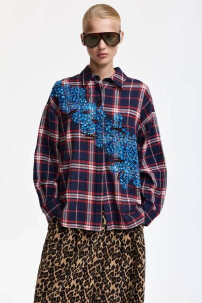 Kirke embellished shirt C1 firestarter Essentiel