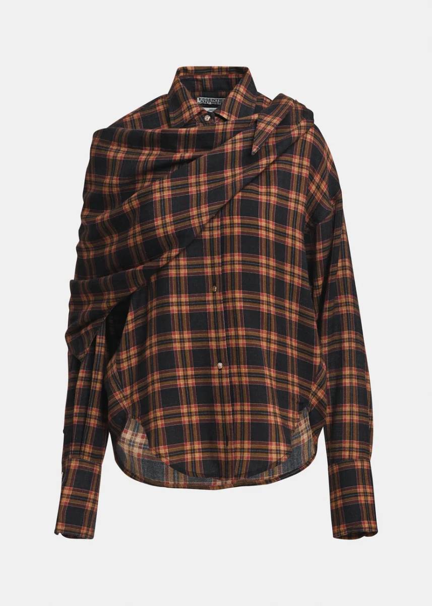 Kiss oversized shirt w/scarf C1 fire Essentiel - Afbeelding 5