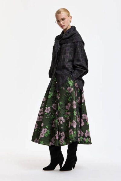 Kiss oversized shirt w/scarf C2 green Essentiel